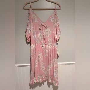 Adam Levine Pink Floral Sundress Size Junior Large NWT